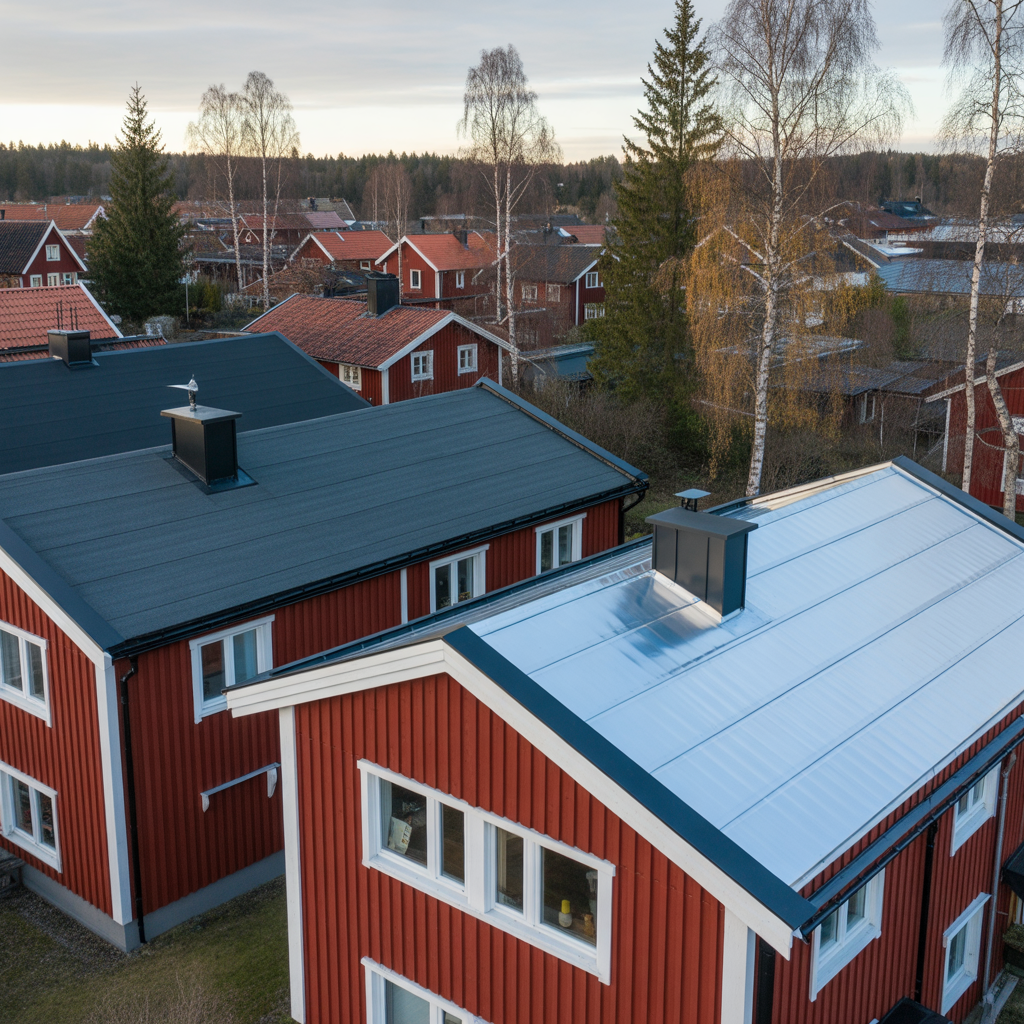 takpapp epdm eller tpo jamforelse av pris och livslangd