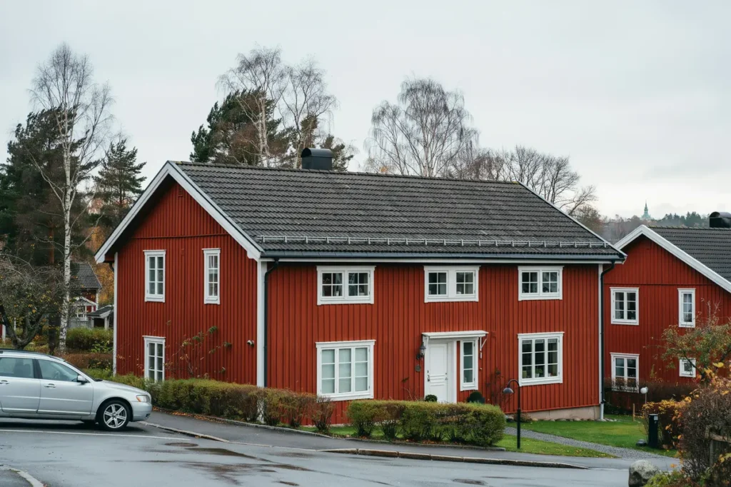 montering av takbrygga och sn rasskydd p radhus i varg n v nersborg